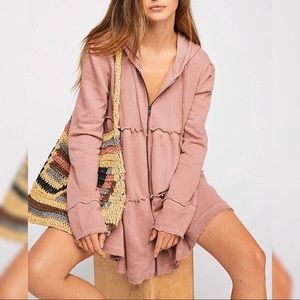 FREE PEOPLE Tiered Trapeze Sweatshirt